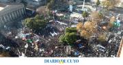 Patricia Bullrich dijo que hubo 48 mil personas en la marcha cuando el peronismo dio una cifra cercana al millón