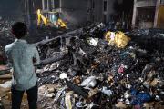 Air India: identifican a 210 víctimas del accidente