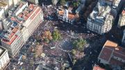 La multitud que el gobierno no quiere ver: las imágenes aéreas desmienten el relato oficial sobre la marcha en apoyo a Cristina Kirchner