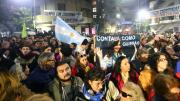 El banderazo frente al balcón de Cristina Kirchner