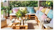 ¡Guardalos! Los cajones viejos y pallets pueden transformarse en los mejores aliados para decorar el balcón