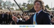 Milei encabezó el acto por el Día de la Bandera en Palermo y Villarruel le envió un mensaje desde Rosario