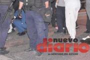 En brutal choque en Bº Santa Lucía Ampliación, remisero fracturó a un policía