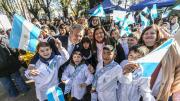 Más de 2.500 alumnos realizaron la promesa a la bandera en Almirante Brown