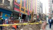 Por renovación de alcantarillado cierran tramos de las calles Colón y Loayza en La Paz