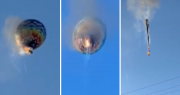 Video: se incendió un globo aerostático en Brasil y murieron ocho personas