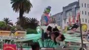 El impactante momento en el que tres menores resultaron heridas tras fallo de atracción en un parque de España