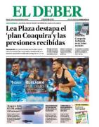 Portadas de los periódicos de Bolivia del lunes 23 de junio del 2025