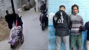 EN VIDEO: Asesinó a su madre y luego paseó con su cuerpo en una silla de ruedas por las calles de México