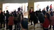 VIDEO: trabajadores del Ministerio de Economía protestaron en medio de reuniones entre el Gobierno y el FMI