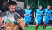Del Castillo cumplió su apuesta, pero el plantel de Blooming prefirió no asistir
