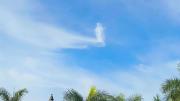 ¡Video viral! Captan esta imagen de Jesús en las nubes durante una ceremonia religiosa en Filipinas  