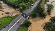 Colapsa el puente La Trinidad en Portuguesa: cerrado el paso vehicular de la autopista José Antonio Páez