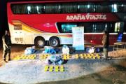 En un micro, trasladaban 45 kilos de cocaína valuados en $ 810 millones