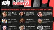 SNTP exigió la liberación de 20 comunicadores detenidos en el país en el marco del Día del Periodista