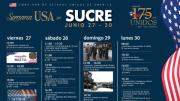 Semana USA: Por primera vez, Sucre será el escenario de celebración del Día de Independencia de Estados Unidos