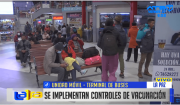 Terminal de Buses de La Paz exige carnet de vacunación infantil para prevenir contagios de sarampión