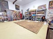 Restauran dos obras del pintor Melchor Pérez de Holguín en Sucre