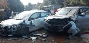 Fuerte choque con heridos en pleno Bariloche: impactaron una camioneta y un auto, qué se sabe