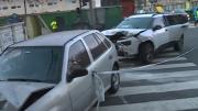 Fuerte choque en Almagro dejó dos heridos