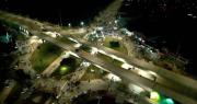 Tras casi dos años de construcción, inauguran el viaducto del cuarto anillo y Virgen de Cotoca