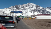 Cierran el Paso Cristo Redentor por intensas nevadas en Mendoza