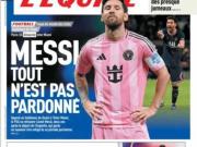 “Messi, no todo se perdona”: L'Equipe y una tapa desafiante antes del duelo entre Inter Miami y PSG