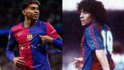 La foto de Diego Maradona que compartió Lamine Yamal: ¿por qué lo hizo?
