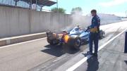 Se incendió el auto de Carlos Sainz de Williams en la largada del Gran Premio de Austria de Fórmula 1