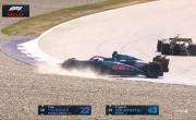 Tsunoda vergonzoso: el toque a Franco Colapinto que casi lo saca de la carrera en la F1