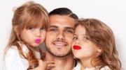 Mauro Icardi le preparó una sorpresa a sus hijas tras el escándalo con Wanda Nara
