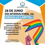 La Defensoría del Pueblo exige igualdad para la población LGBTI+ en Bolivia