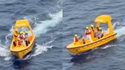 VIRAL: Saltó al mar desde un crucero de Disney para salvar a su hija y el dramático momento quedó grabado
