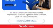 Banco Santa Cruz lanzó una línea exclusiva para empresas de Préstamos Aguinaldo 100% online