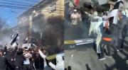 Los hinchas de All Boys que llevaron el ataúd con la bandera de Israel no podrán ingresar a la cancha durante cuatro años