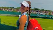 Solana Sierra entró a último momento como lucky looser a Wimbledon y debutó en el cuadro principal: la sorpresa