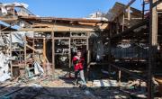 Fuego en Gaza: ataque de Israel a una cafetería
