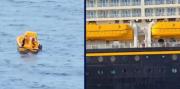 Milagro en altamar: una niña cayó por la borda de un crucero de Disney y su padre se tiró al agua para salvarla