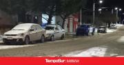 Ni la nevada los detuvo para robar una batería