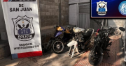 Recuperaron tres motos robadas en una vivienda de Rivadavia: dos estaban desarmadas