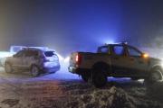 Ola polar en Neuquén: una familia quedó varada por la nieve en la Ruta 23 y fue rescatada