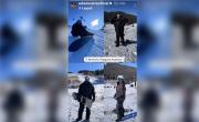 Cetré eligió la nieve de Bariloche para hacer snowboard