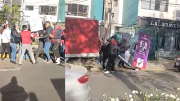Cochabamba: Seguidores de Tuto Quiroga y Manfred Reyes Villa se enfrentan por retiro de propaganda electoral