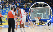 La rompió toda: el platense Lee Aaliya astilló el tablero durante las finales de Liga Nacional de Básquet