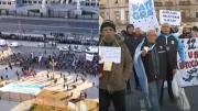 Caos de tránsito en Congreso por insólito operativo de seguridad