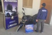 Hallaron en La Banda una moto robada en Buenos Aires: tenía pedido de secuestro desde marzo
