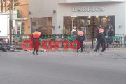 Motociclista gravemente herido tras accidente en Independencia y Pueyrredón