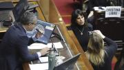 Escándalo en Diputados: legisladores K fueron a buscar a Espert y la sesión terminó a los empujones