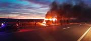 Incendio en Ruta 22: un camión se prendió fuego entre Cutral Co y Zapala: cómo está el tránsito