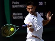 Wimbledon: Mariano Navone dejó todo pero cayó con el español Martínez y se despidió en segunda ronda